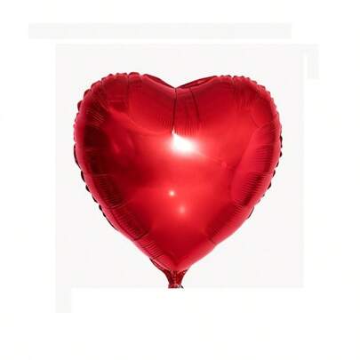 10 un Balão Metalizado Coração Vermelho Centro De Mesa 45 cm 18 Polegadas