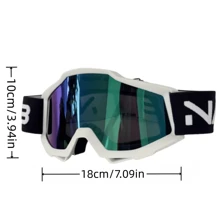 1 pieza Gafas deportivas para actividades al aire libre para conducción todoterreno con correa elástica antideslizante ajustable - Multicolor - Ver 10