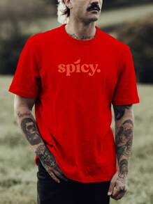 Camiseta Masculina Spicy Apimentada Pimenta 100% Algodão Fio 30.1