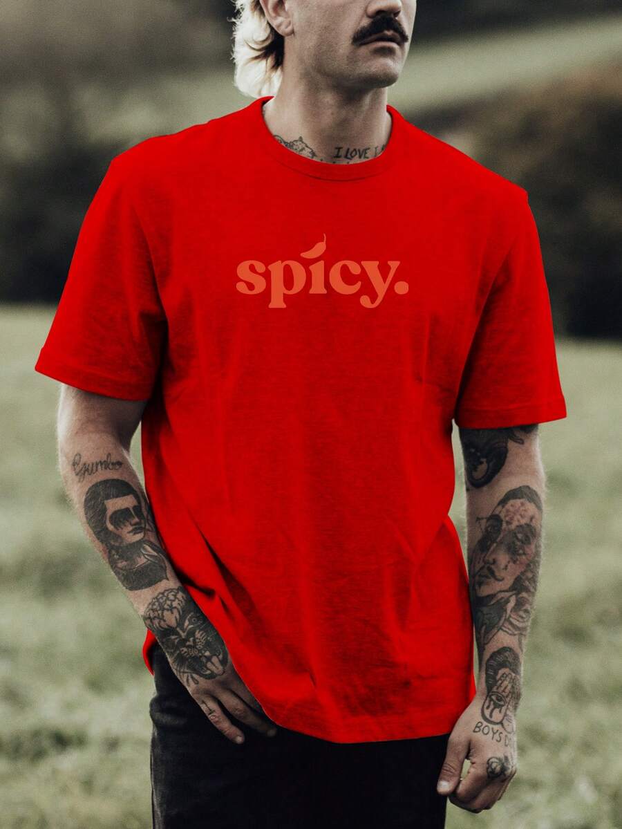 Camiseta Masculina Spicy Apimentada Pimenta 100% Algodão Fio 30.1
