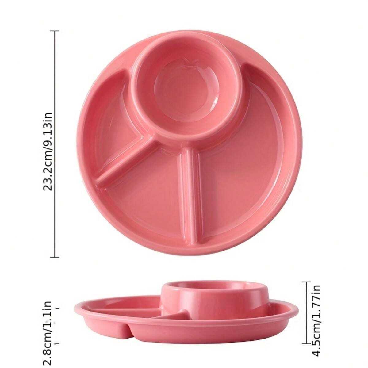 MultiPurpose Divided Plastic Dinner Trays Great For Home, Party