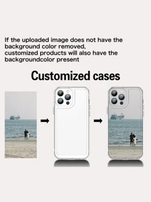 1 件可定制全覆盖硅胶镜头保护手机壳，适用于 16、15、14、13、12、11 Pro Max