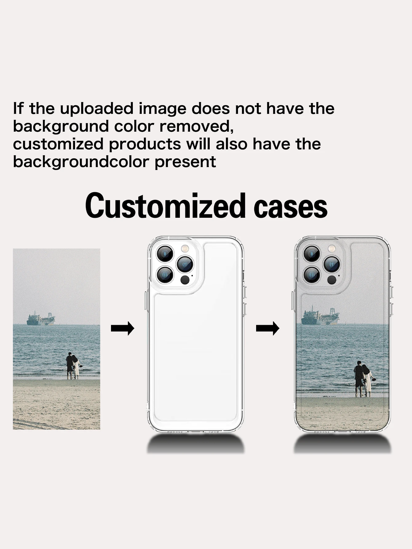 1 件可定制全覆盖硅胶镜头保护手机壳，适用于 16、15、14、13、12、11 Pro Max