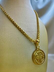 Women Pendant Necklaces - Gold - View 4