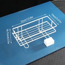 1入浴室馬桶上置物架，浴室收納置物架，浴室收納架，洗髮水和沐浴露收納架，浴室配件，浴室收納及整理 - 彩色 - 查看 2