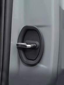 4入組汽車車門矽膠減震墊，通用汽車門鎖扣保護套，緩衝墊，靜音貼紙，防銹蓋，汽車用品 - 彩色 - 查看 3