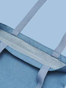 1个可定制可折叠帆布手提袋，轻便休闲购物袋，可定制为纪念品、派对装饰，独特简约时尚，可折叠手提包，适合情人节、万圣节、圣诞节、生日礼物