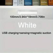 單按鍵啟動LED櫥櫃燈：可充電，磁吸，無線-適用於客廳，臥室，壁櫥照明和裝飾燈