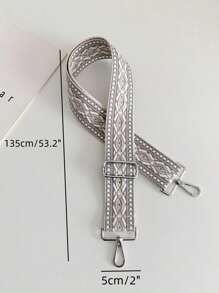 Túi xách nữ phong cách Bohemian màu be Dây đeo vai Mở rộng Dây đeo túi thay thế có thể điều chỉnh Dây đeo túi đeo chéo 135cm Phụ kiện túi DIY Móc bạc Thích hợp cho mọi loại túi Túi xách nam Túi xách nữ Dây đeo đa năng - Xám - Xem 6