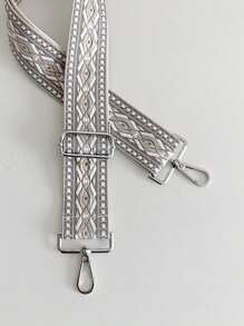 Túi xách nữ phong cách Bohemian màu be Dây đeo vai Mở rộng Dây đeo túi thay thế có thể điều chỉnh Dây đeo túi đeo chéo 135cm Phụ kiện túi DIY Móc bạc Thích hợp cho mọi loại túi Túi xách nam Túi xách nữ Dây đeo đa năng - Xám - Xem 5