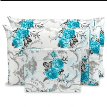 Fitted Sheets - Turquoise Floral - View 2