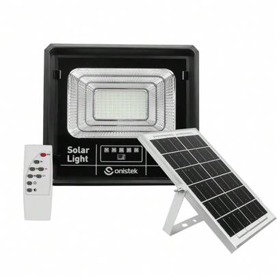 Refletor Led Solar 100w 108 LEds Holofote IP66 Placa Solar Bateria à Prova Dágua com Controle Remoto
