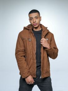 Men Shackets - Rust Brown - View 1