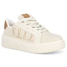 Tenis Vizzano Casual Plataforma Feminino Conforto Macio Original - Champanhe - Visão 2