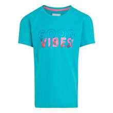 Regatta Childrens/Kids Bosley VII Good Vibes T-Shirt (N/A) - Aegean Blue - View 1