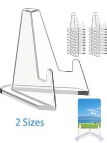 Card Display Stand,Clear Card Stands, Acrylic Card Display, Mini Card Stands For Sports Cards, Sports Card Holder, Graded Card Display - Clear - View 1