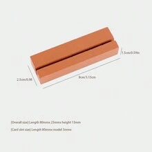 Creative Desktop Colorful Photo Clips, Memo Clips, Postcard Clips, Ins Card Non-Slip Wooden Base Clips, Wooden Clips - White - View 7