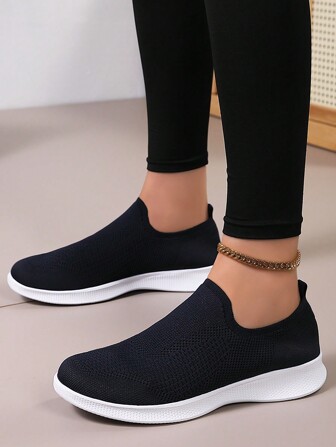 MG Soft Breathable Mesh Shoes, Blue Women's Casual Shoes For Summer And Autumn
