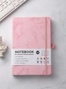 1入組A5大理石紋筆記本帶鬆緊帶，不含筆 - A5 - 查看 13