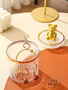 歐式玻璃糖果和餅乾罐,帶蓋適用於家庭客廳