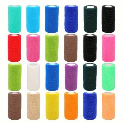 1pc 10cm Non-Woven High Elastic Self-Adhesive Bandage For Outdoor Sports, Knee/ Wrist Guard, / Finger Bandage