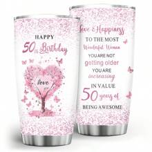 1PC 20OZ Cốc thủy tinh Quà tặng sinh nhật lần thứ 50 cho cô ấy, Quà tặng sinh nhật lần thứ 50 cho phụ nữ Quà tặng sinh nhật năm 1974 cho phụ nữ Cốc thủy tinh cách nhiệt bằng thép không gỉ 20oz Quà tặng 50 năm cho phụ nữ Bà Mẹ Vợ Con gái Bạn bè Quay lại trường - Nhiều màu - Xem 19