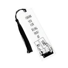 励志书籍名言书签礼物女士亚克力书签适合女孩女儿爱书人姐妹书虫生日圣诞袜礼物送给女性朋友姐妹礼物 - 透明 - 查看 18