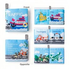 The First Soft Cloth Book For Babies, With Rustling Sound When Rubbed, Includes Animal, Dinosaur, Food, Transportation, Space And Ocean Series, Christmas And - Multicolor - View 14
