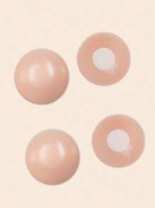 2/4/6/10/12入組可重複使用矽膠乳頭墊- 女性胸貼貼紙 - 無肩帶提拉胸貼膠墊胸貼 - 粉色 - 查看 10