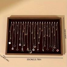 1 件珠宝展示托盘，适用于项链、耳环、手链、戒指和耳环，适合阳光旅行和返校使用 - 彩色 - 查看 5