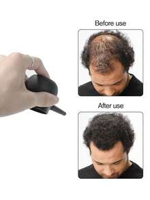 Portable Hair Fiber Powder Sprayer With Extended Nozzle Pump For Hair Loss And Hair Fiber Application - Black - View 4