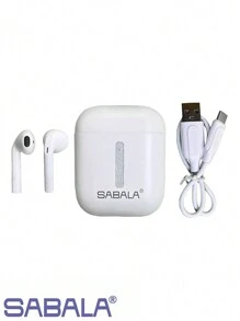 Audífonos SABALA Inalámbricos BT 5.3 Control Táctil Estuche De Carga - Blanco - Ver 4