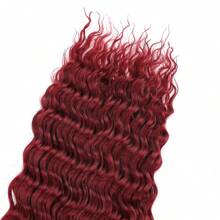 1 Pack Ocean Wave Crochet Hair ,30Inch Deep Wave Braiding Hair For Women Synthetic Curly Crochet Hair Extensions Wavy Braiding Hair Bohemian Crochet Braids(BUG#)