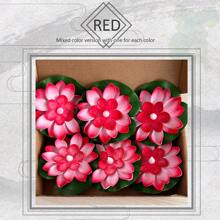 6 Pezzi Fiori Galleggianti A Loto E Ninfea A Led Impermeabili Per Decorazione Piscina, Lampada Notturna A Colori Cambiante, Può Essere Usato Per La Decorazione Di Desideri, Fiumi O Piscine