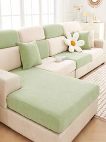 1入純色沙發套，簡約風格，防滑沙發套，個性化沙發套日常使用 - 彩色 - 查看 4
