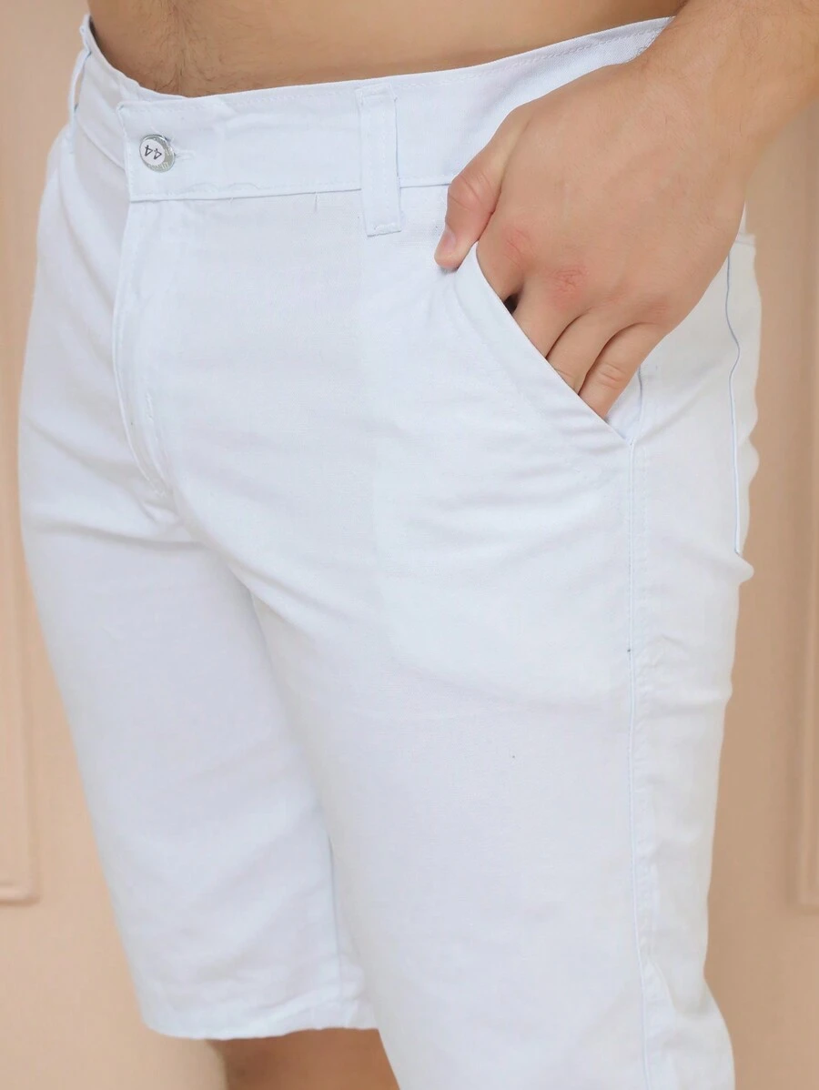 Men Shorts - 白色 - 查看 1