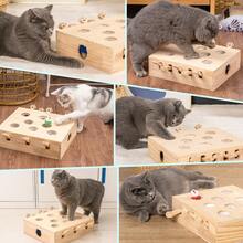 Cat Toy,Interactive Whack-A-Mole Solid Wood Toys For Cats - Toy - View 2