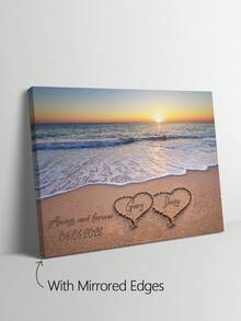 1 Áp Phích In Canvas Chủ Đề Tình Yêu Sáng Tạo, Tên Tùy Chỉnh In Cảnh Biển, Nghệ Thuật Treo Tường Canvas Tên Cá Nhân, Tranh Treo Tường Tác Phẩm Nghệ Thuật Cho Phòng Tắm, Phòng Ngủ, Văn Phòng, Phòng Khách, Trang Trí Tường, Trang Trí Nhà Cửa - Nhiều màu - Xem 5