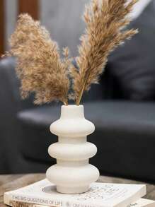 1 件装北欧风格现代圆形插花花瓶硅胶模具 DIY 家居装饰品环氧树脂/石膏模具