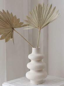 1 件装北欧风格现代圆形插花花瓶硅胶模具 DIY 家居装饰品环氧树脂/石膏模具