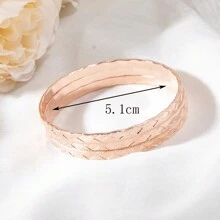 3入組幾何圖案分層兒童手鍊，適合3-9歲兒童 - 彩色 - 查看 7