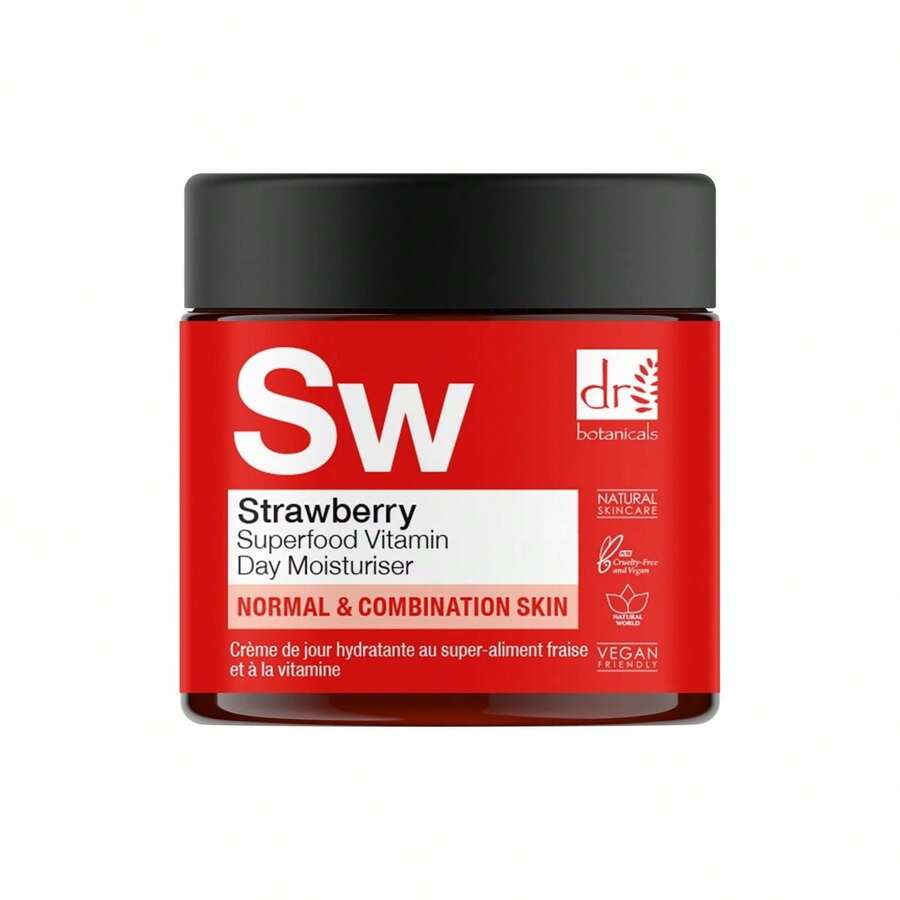 Dr. Botanicals Dr Botanicals Crema da giorno idratante con vitamina C alla fragola - 60 ml - Bianco - Visualizzare 1