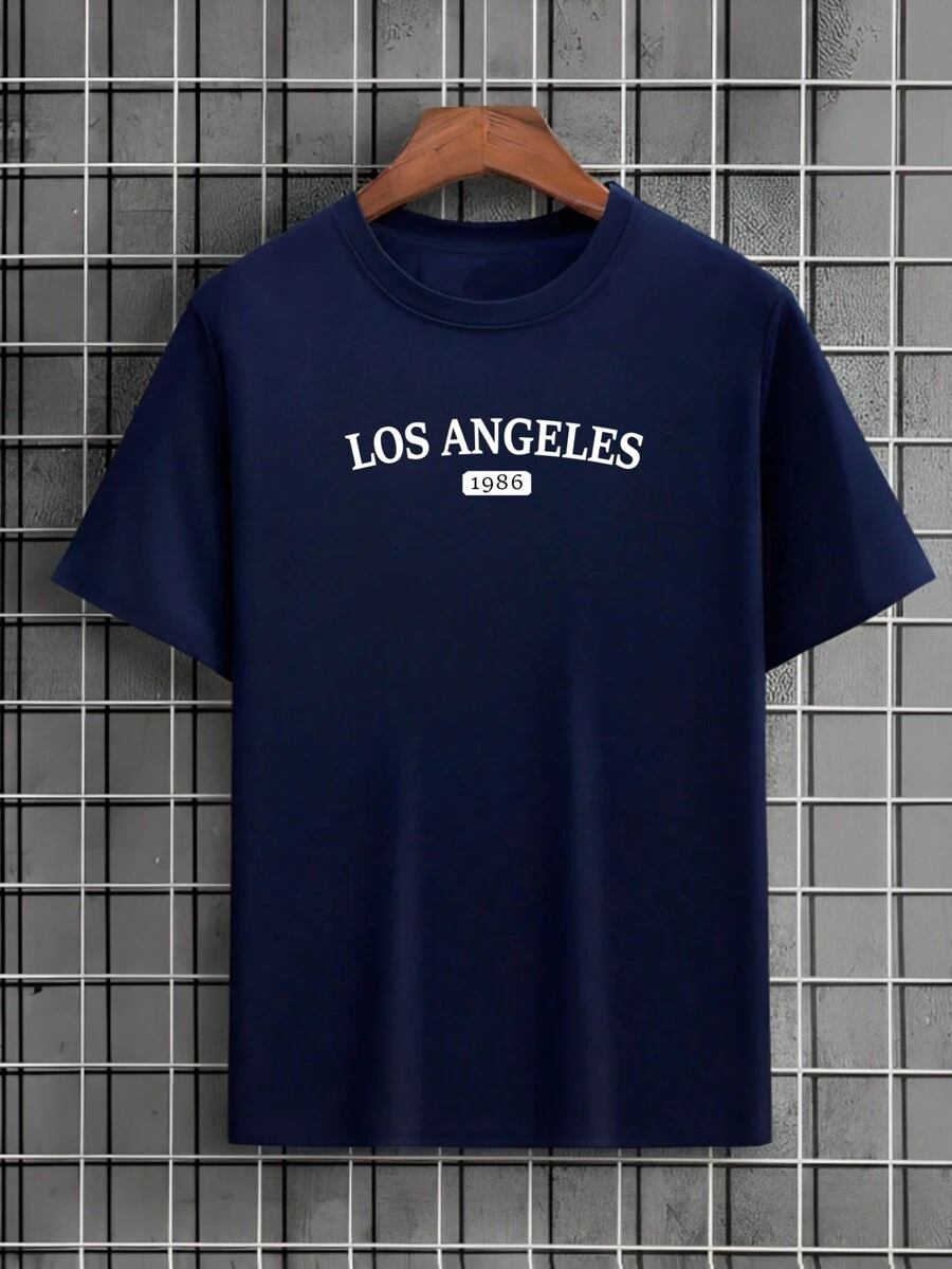 Men T-Shirts - Màu xanh hải quân - Xem 1