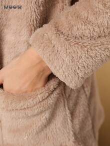 Women Coats - Màu Khaki - Xem 9