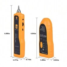 JW-360乙太網局域網網路電纜測試儀RJ11 RJ45 Cat5 Cat6電話線跟踪器探測儀線路查找器 - 紅色 - 查看 8