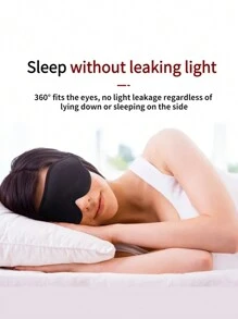 Eye Mask For Sleeping 3D Contoured Cup Blindfold Concave Molded Night Sleep Mask Block Out Light With Women Men - Multicolor - View 2