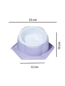 CUENCO ELEVADO PARA COMIDA DE MASCOTAS - Verde - Ver 4