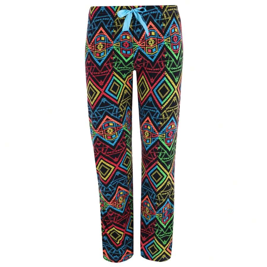 Simply Fabulous Women's Colorful Print Sleep Pants - Multi - View 1
