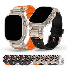 1 Dây đeo Apple Watch dành cho Ultra 2/9/8/SE2/7/6/SE/5/4/3/2/1 Series 49mm, 45mm, 44mm, 42mm Dây đeo thể thao kết nối kim loại bằng thép không gỉ bền bỉ - 42mm/44mm/45mm/49mm - Xem 7