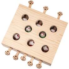 Cat Toy,Interactive Whack-A-Mole Solid Wood Toys For Cats - Toy - View 3
